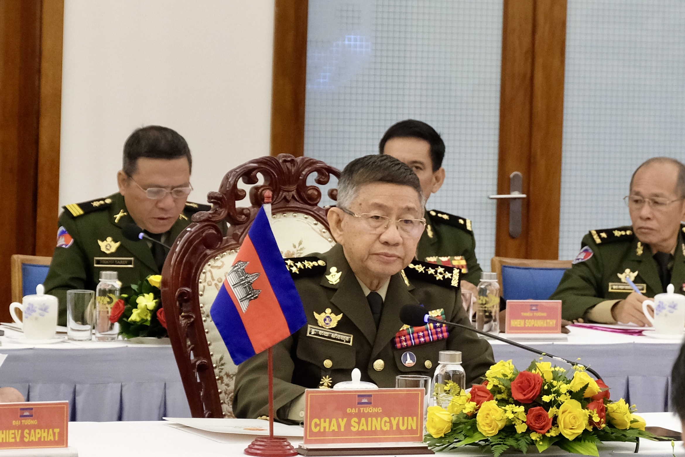 越南与柬埔寨签署国防合作备忘录